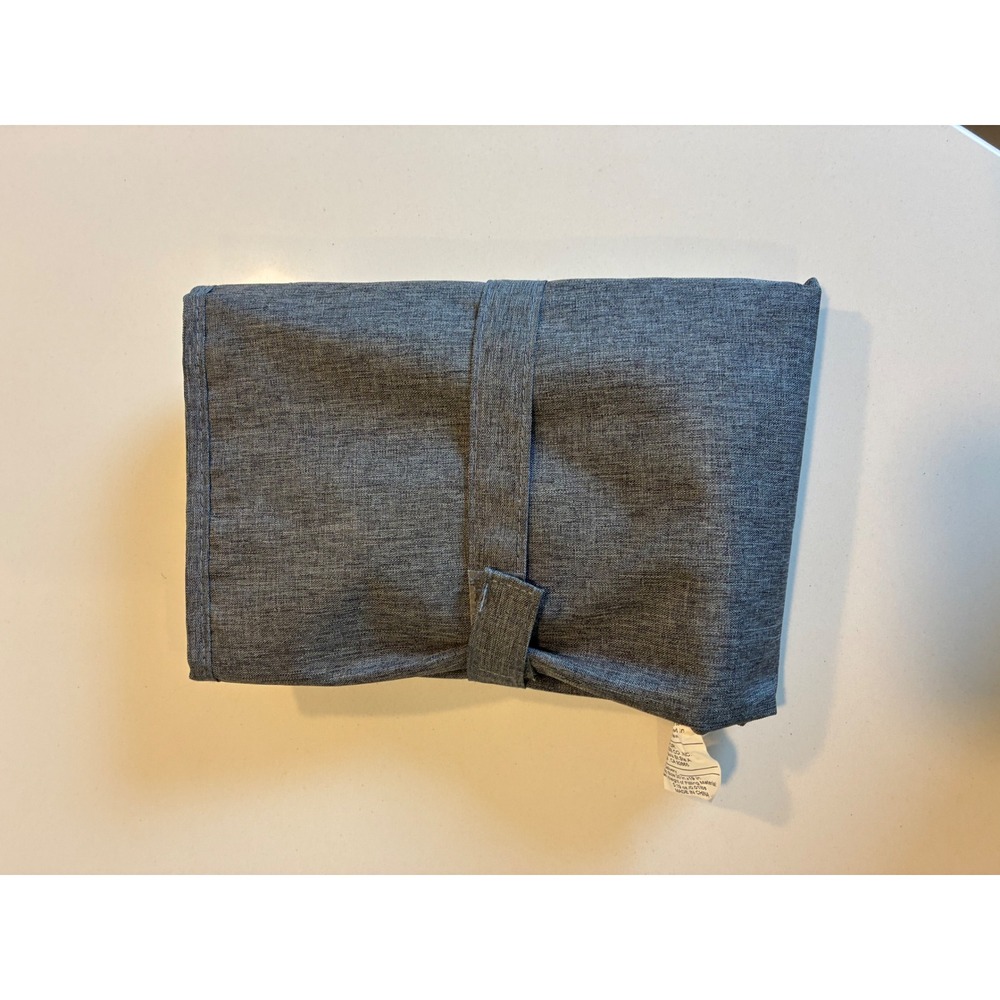 JJ Childress Travel Happy Gray Portable Diaper Changing Pad Mat Kit